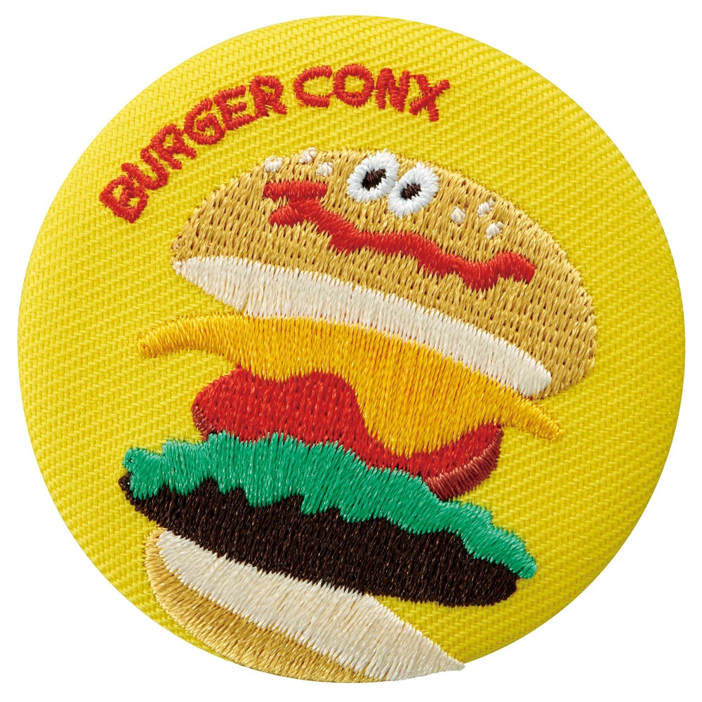 スケーター 刺繍缶バッジ 8個入り キャラクター 刺繍 缶バッジ 全8種類