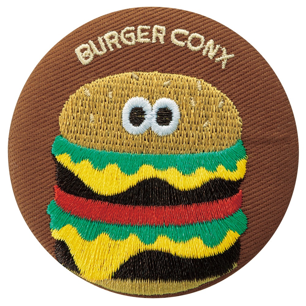 スケーター 刺繍缶バッジ 8個入り キャラクター 刺繍 缶バッジ 全8種類