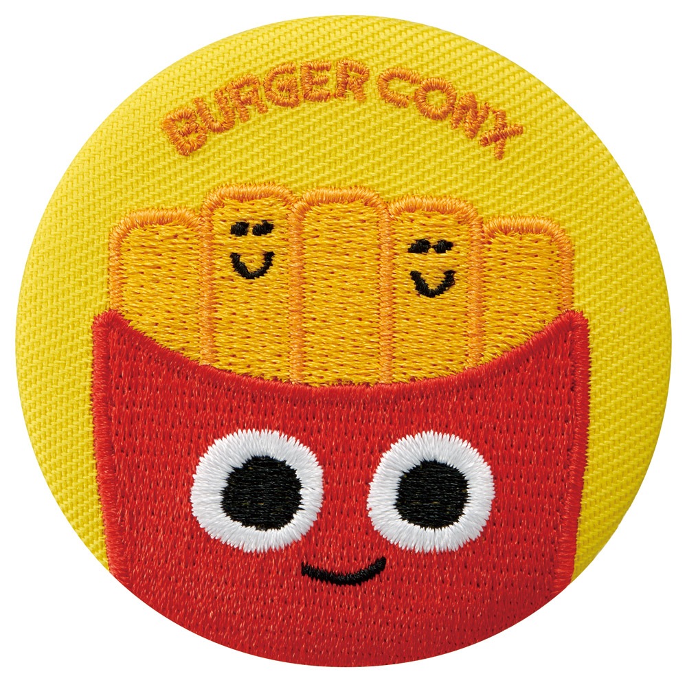 スケーター 刺繍缶バッジ 8個入り キャラクター 刺繍 缶バッジ 全8種類