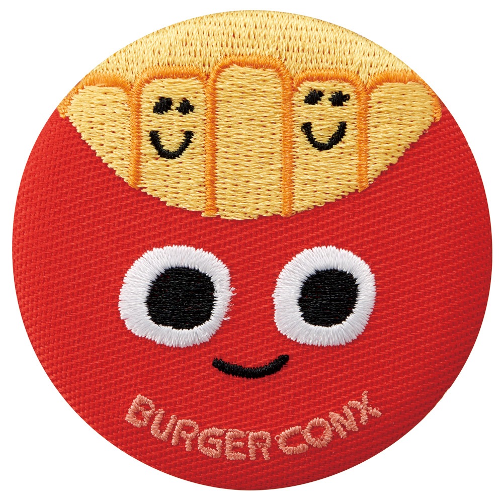 スケーター 刺繍缶バッジ 8個入り キャラクター 刺繍 缶バッジ 全8種類