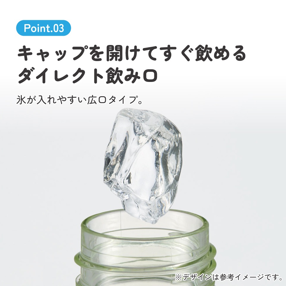 スタイリッシュブローボトル 500ml トトロ（木イチゴ