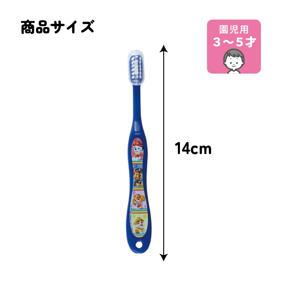 歯ブラシ キャップ付 8本セット/園児用パウ・パトロール