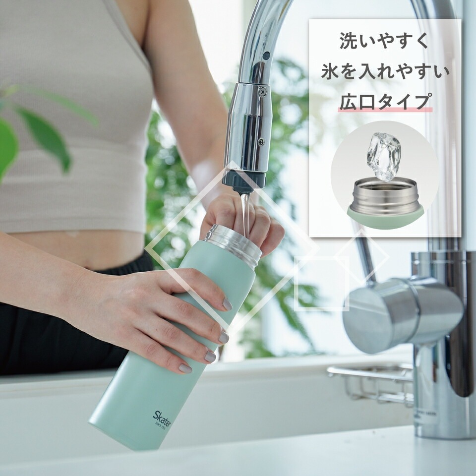 ワンプッシュステンレスボトル 480ml アリス