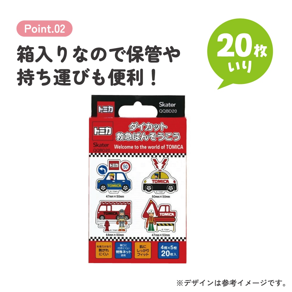 メール便対象品】 ダイカット 絆創膏 キャラクター 可愛い 20枚 入り