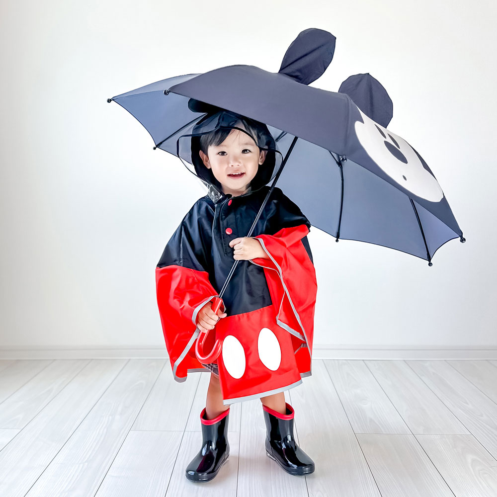 子供用 子供 傘 45cm キッズ 手開き 長傘 かさ 雨傘 なりきり レイン
