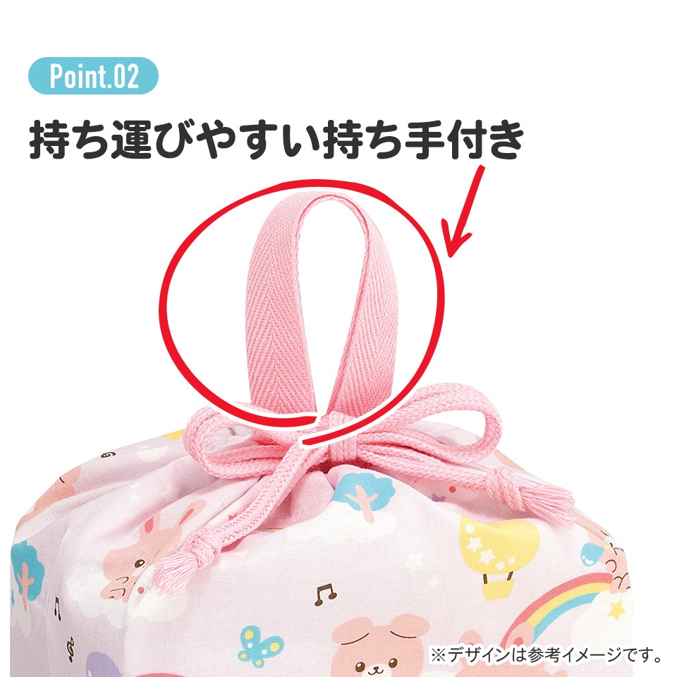 メール便対象品】 お弁当袋 幼稚園 キャラクター ランチ巾着
