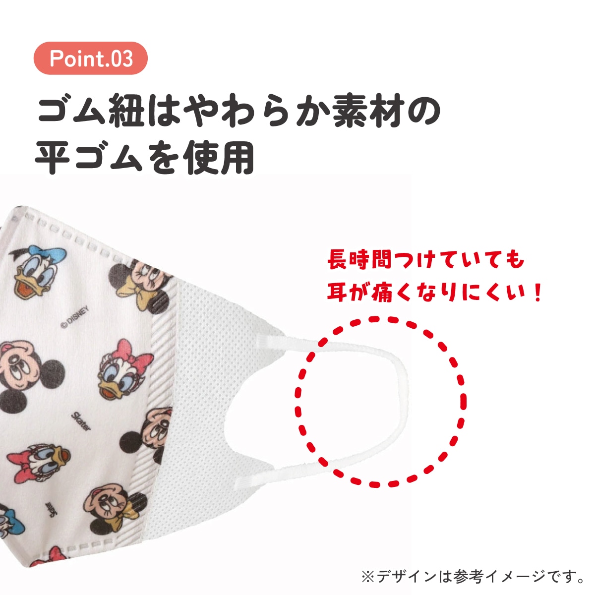 子供立体マスク Mサイズ/25枚入りミッキー＆フレンズ