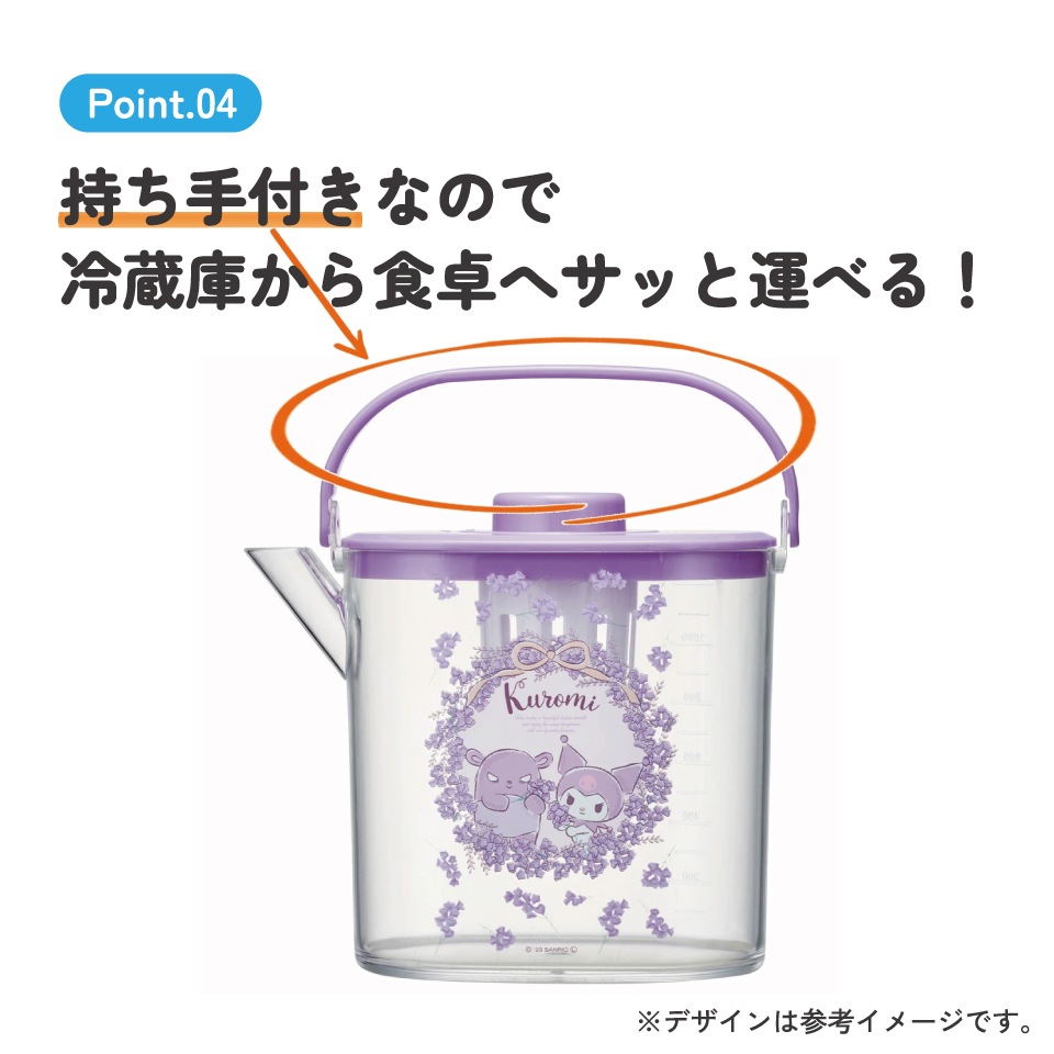 冷茶ポット 水出し お湯出し 茶ポット お茶ポット キャラクター 蓋