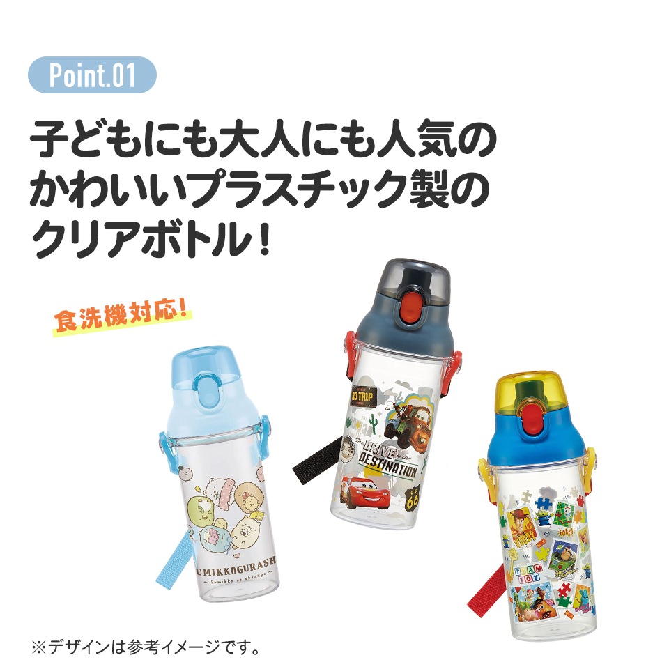 食洗機対応プラクリアボトル 480ml トイ・ストーリー24