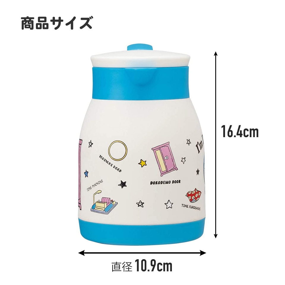 ステンレス卓上ポット 600ml ムーミン カラー／VSP6_4973307524820