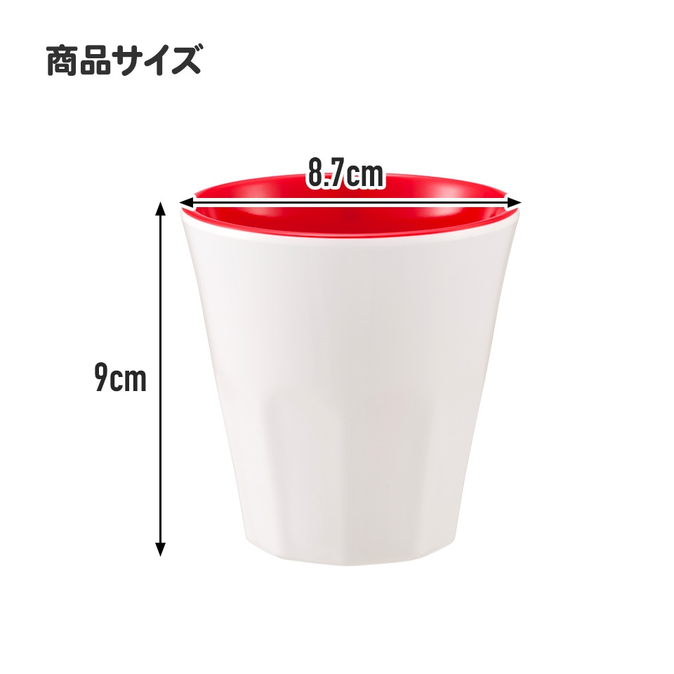 メラミンタンブラー 270ml マイメロ フラワー／MTB2_4973307644016