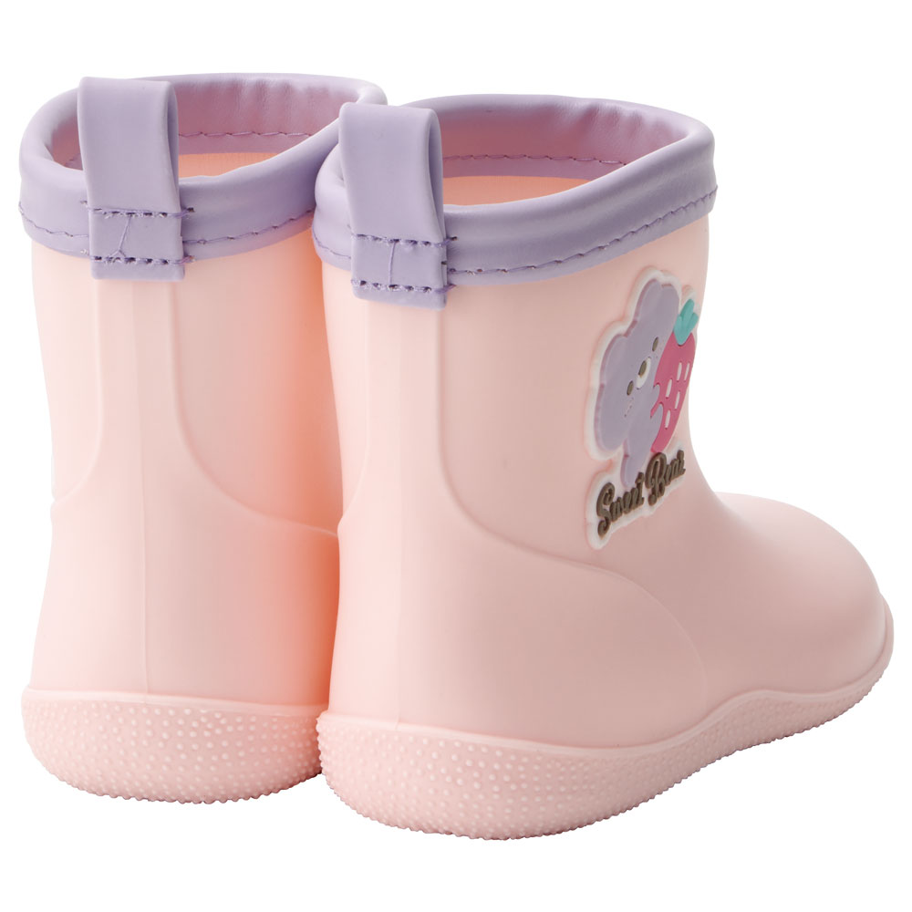 【PINKELEPHANT】Water Drop Short レインブーツ ワッペン 付き レインブーツ 長靴 キッズ 子供 14cm おしゃれ