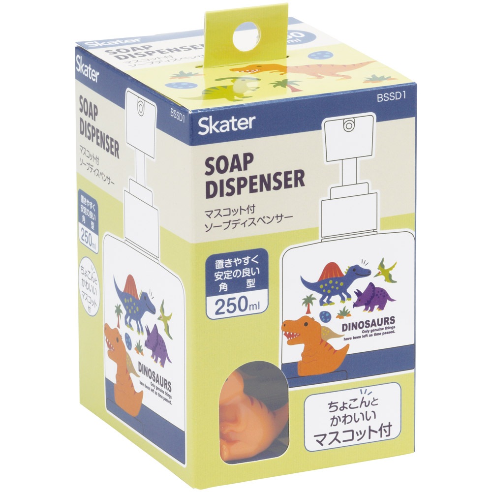マスコット付き ソープ ディスペンサー 250ml 詰め替え ボトル
