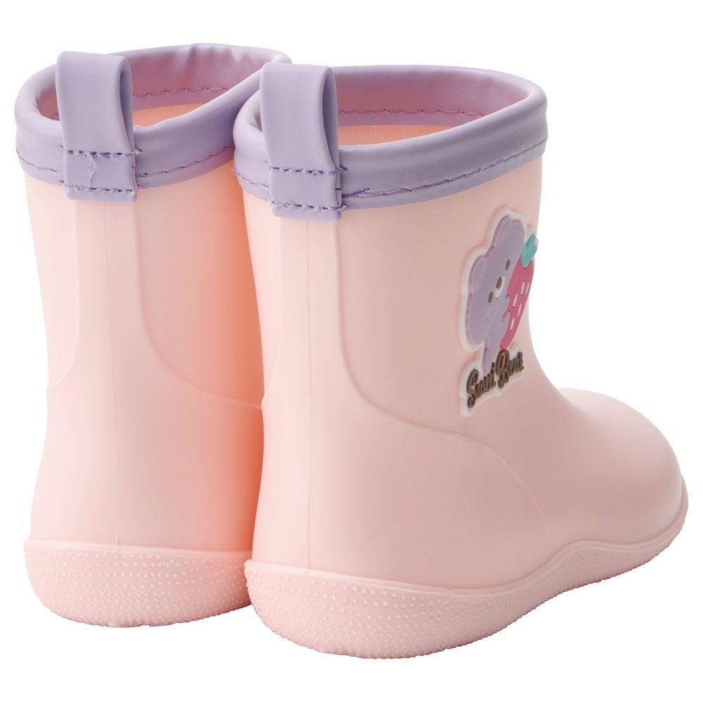 ワッペン 付き レインブーツ 長靴 キッズ 子供 15cm おしゃれ かわいい スケーター skater RIBTW15 Sweet Bear