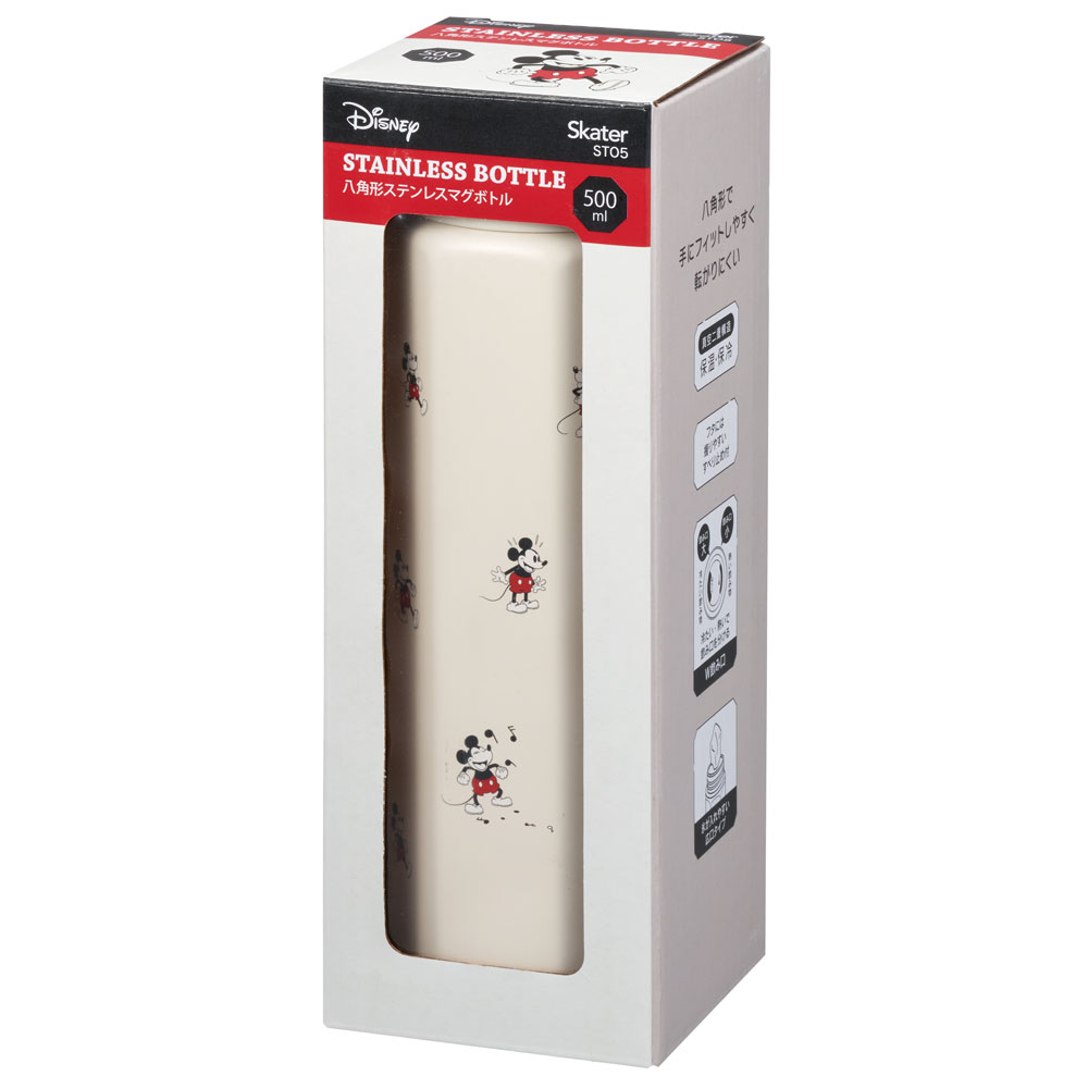 八角形 ステンレス マグ ボトル 水筒 500 500ml 直飲み 保温 保冷