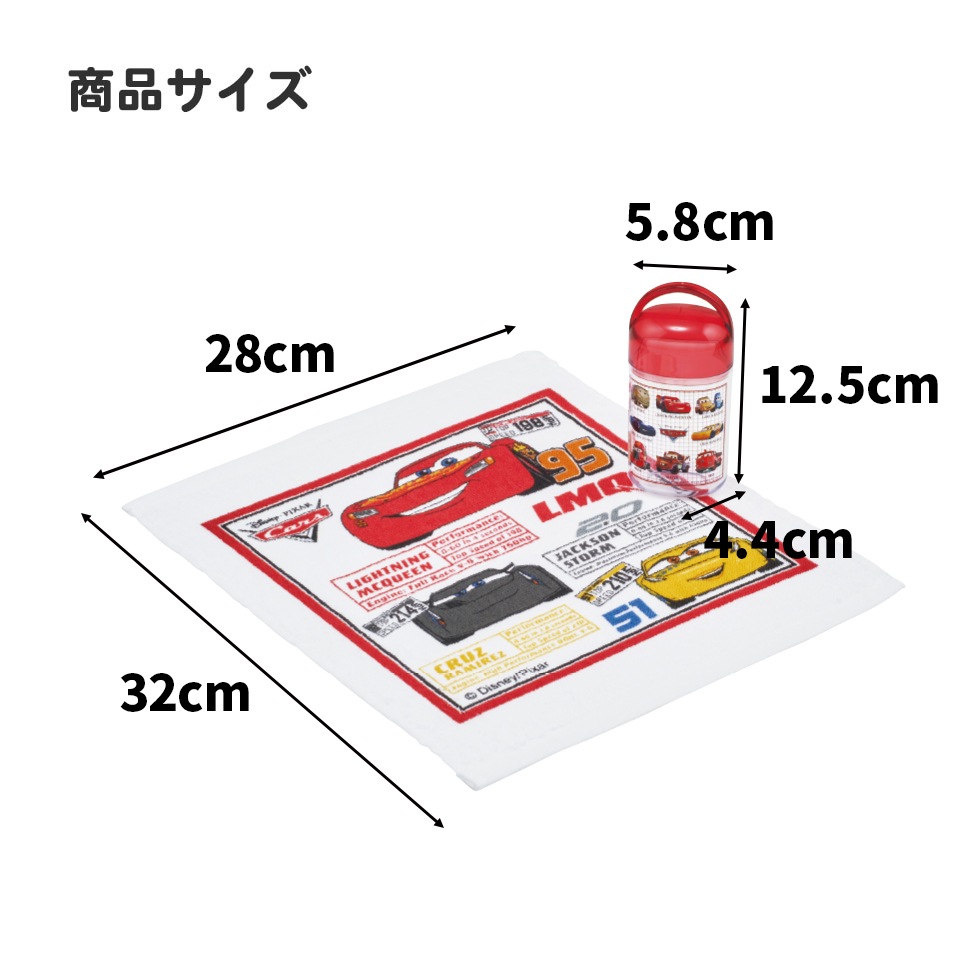 抗菌ケース付おしぼり カーズ25／OA5AG_4973307689215