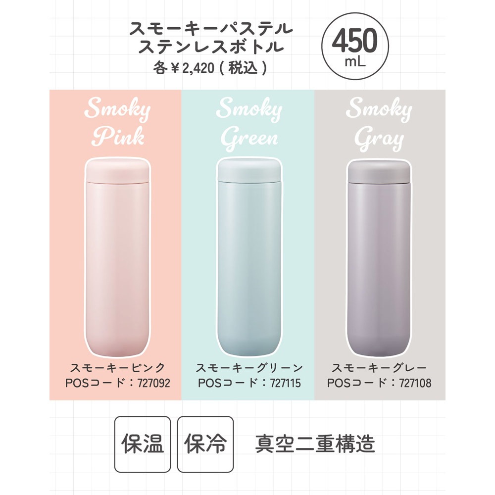 スケーター 水筒 ステンレス マグ ボトル 330ml 保温 保冷 コロンと