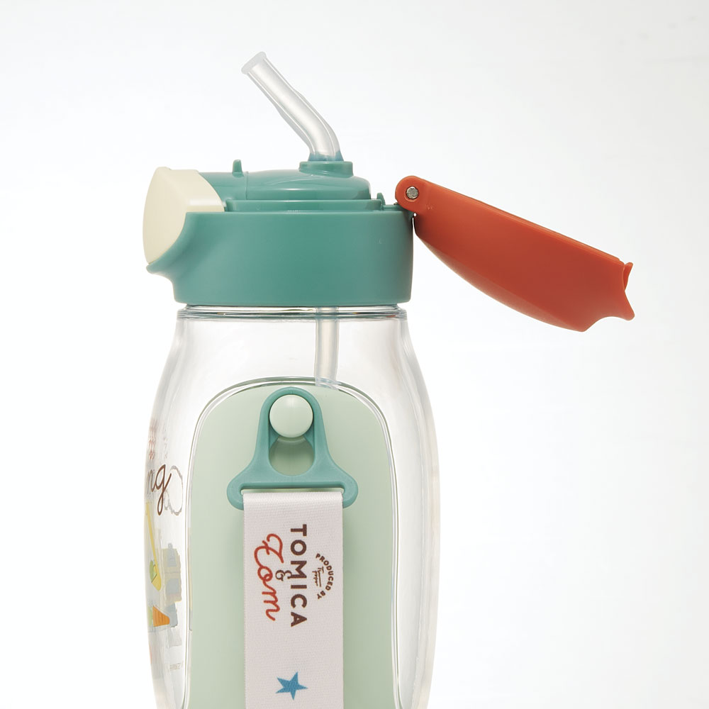 ワンプッシュストローボトル 530ml トミカとトム