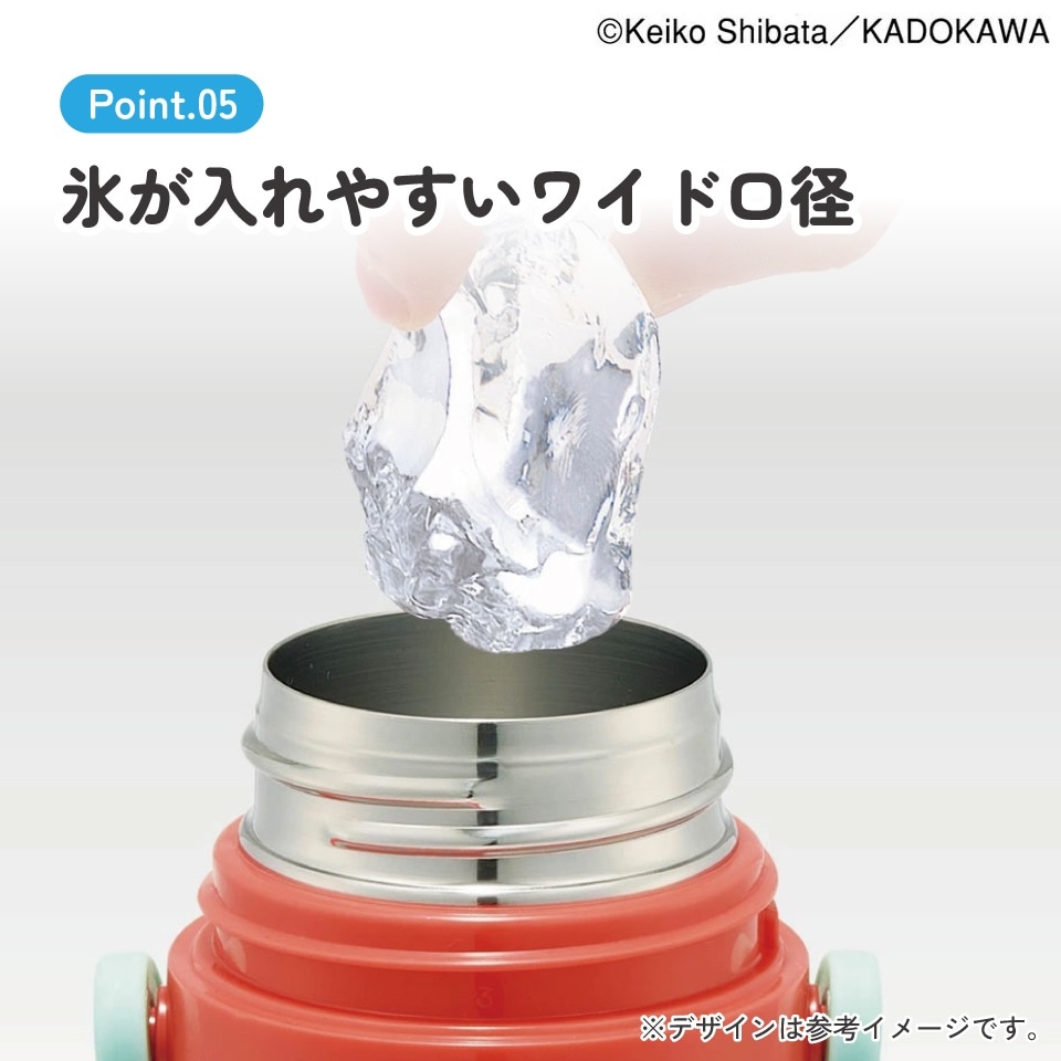 超軽量ダイレクトステンレスボトル 470ml パンどろぼう