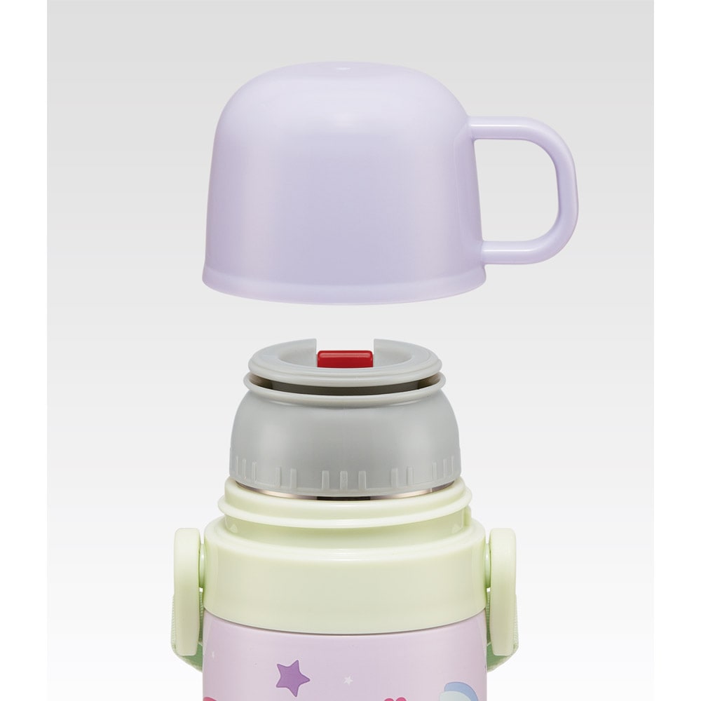 環元くん ボトル　ホワイト 1本 2WAYステンレスボトル 350ml/420ml リトルユニコーン ユニコーン柄