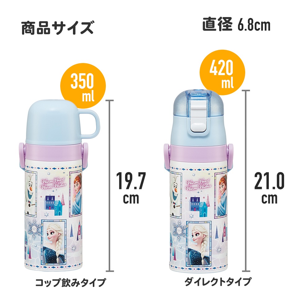 アナ雪水筒 楽天市場】アナと雪の女王2 水筒 ステンレス 超軽量2WAY
