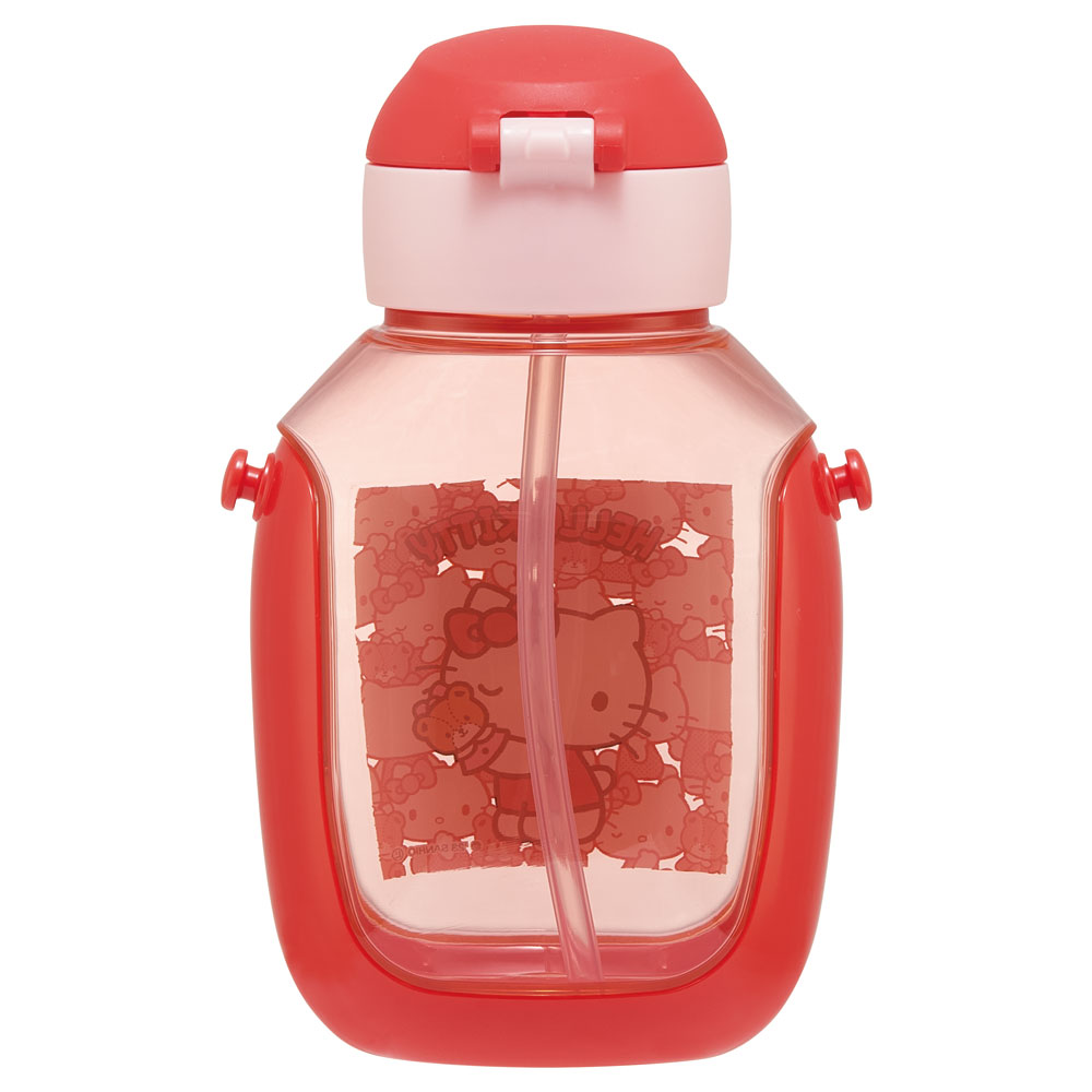 ワンプッシュストローボトル 530ml ハローキティ うしろうしろ