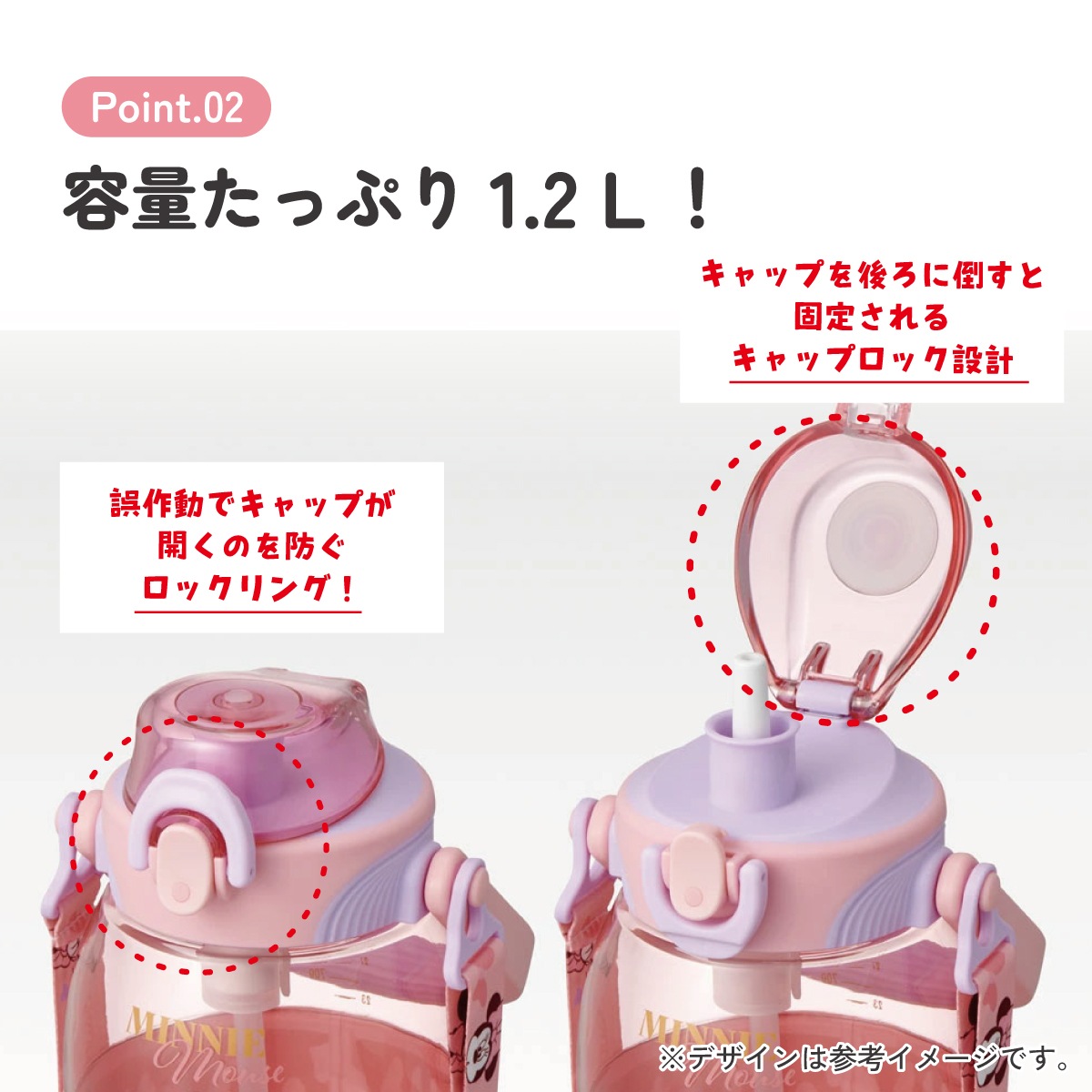 ストロー ホッパー ボトル 水筒 1.2L 1200ml プラスチック 水分補給