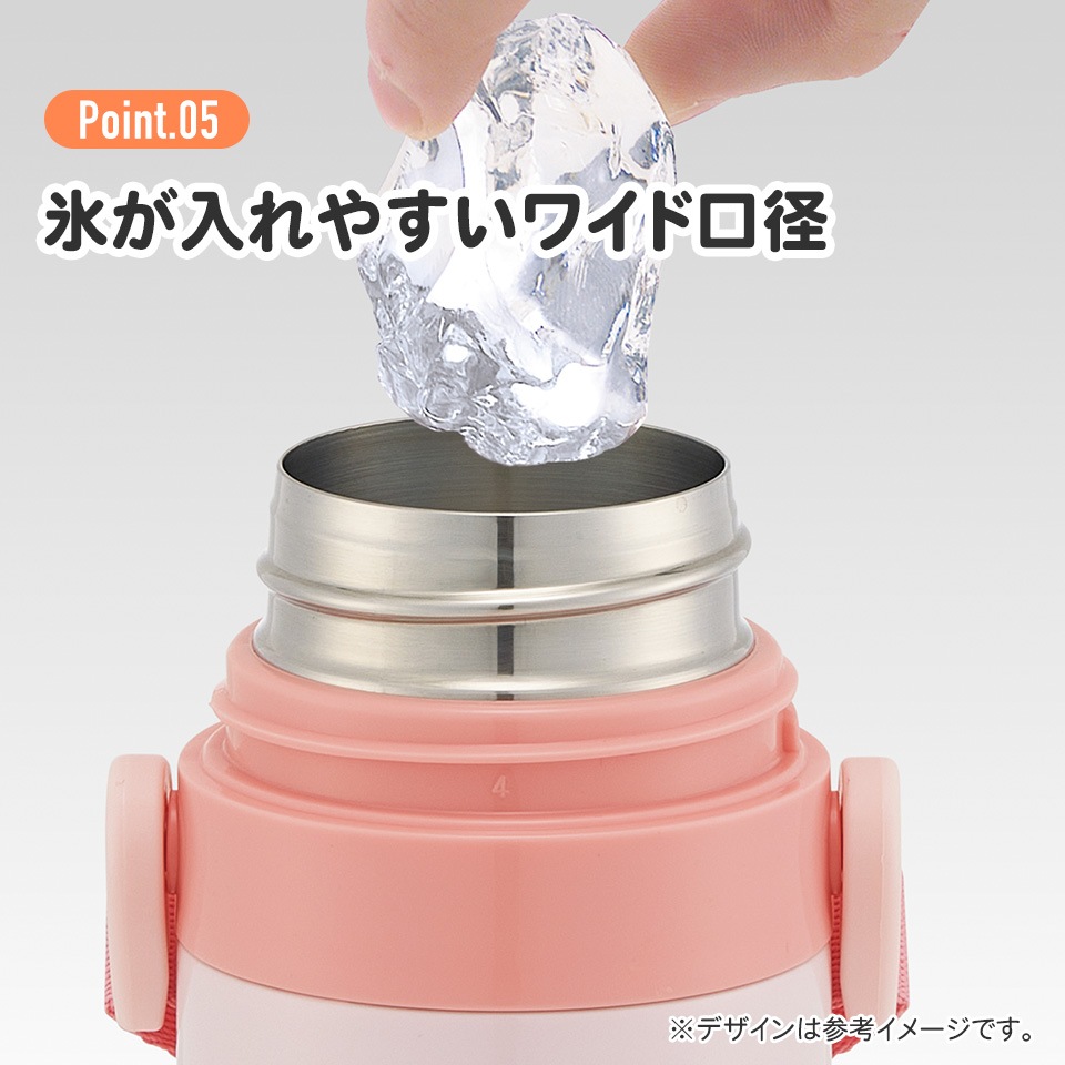 超軽量 直飲み コップ飲み兼用 2WAYステンレスボトル 470ml