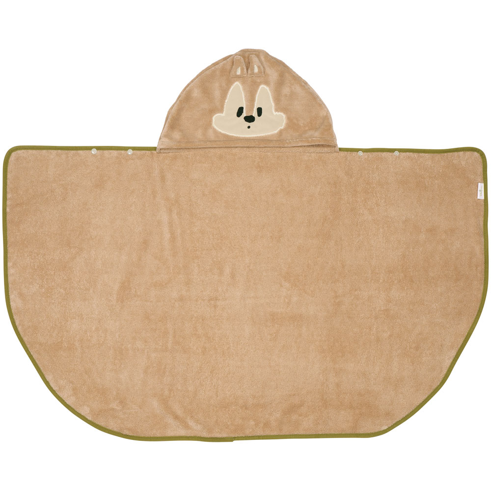 吸水速乾フード付きバスポンチョ チップ／BPO1_4973307590108