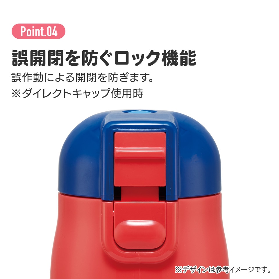 超軽量 直飲み コップ飲み兼用 2WAYステンレスボトル 470ml/430ml