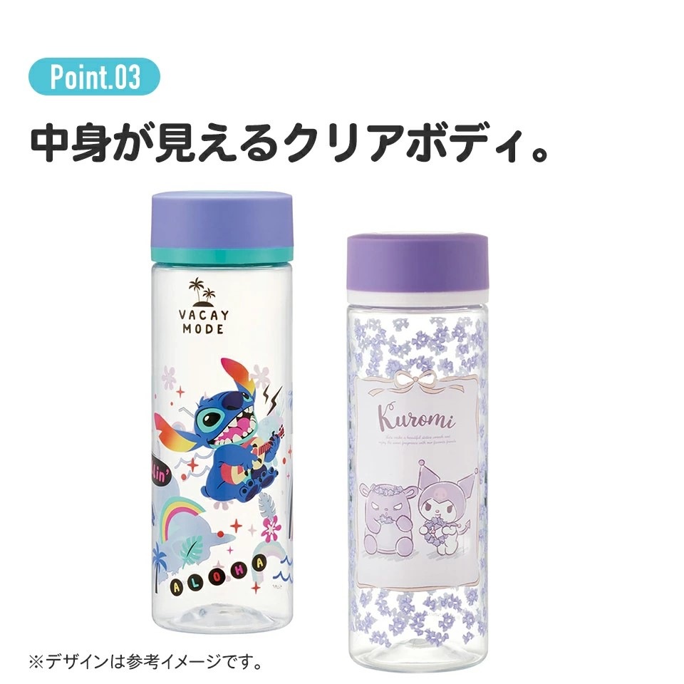 とかげとおかあさん】すみっコぐらし クリアウォーターボトル