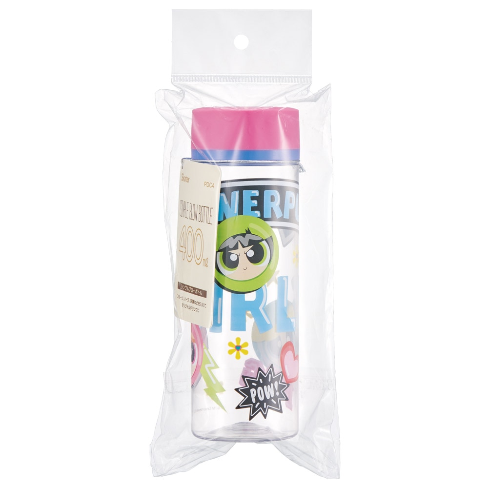シンプルデザインブローボトル 400ml パワーパフガールズ