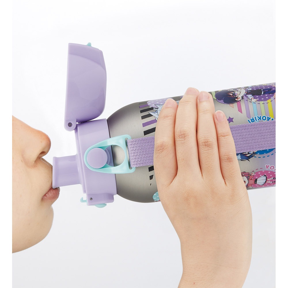 直飲みダイレクトステンレスボトル 600ml カラフルピーチ25