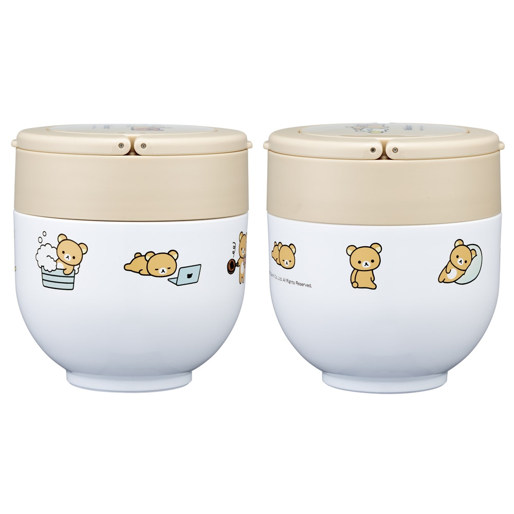 スケーター 保温弁当箱 540ml 小さめ 持ち手付き どんぶり ランチ