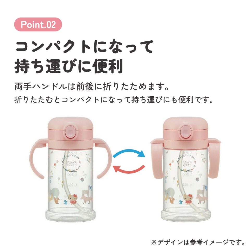2WAYストローマグ 370ml キティフォレスト／KSHW2N_4973307499692
