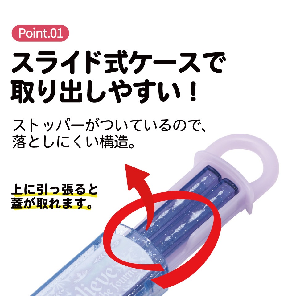 メール便対象品】 スケーター お箸セット 食洗機対応 箸入れカトラリー