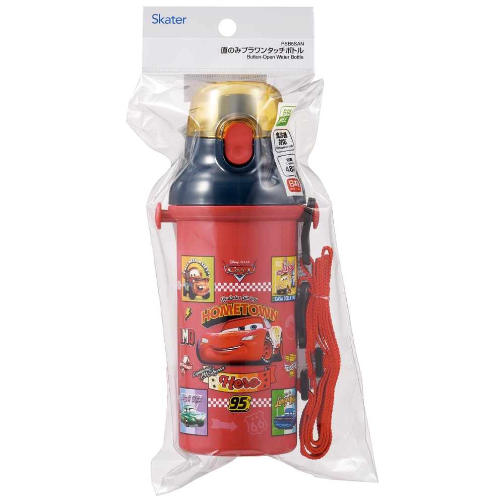 スケーター 水筒 直飲み 大容量 480ml ワンタッチ プラスチック 食洗機