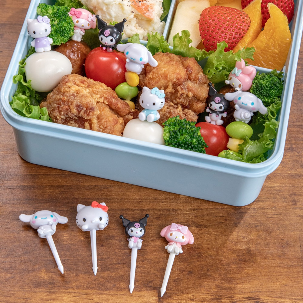 メール便対象品】 ランチ ピックス 4本入り キャラクター 串