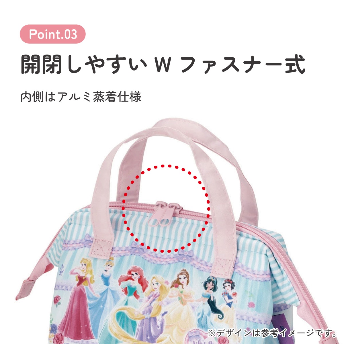 スケーター 保冷 ランチ バッグ がま口 子供弁当箱用 お弁当 かばん