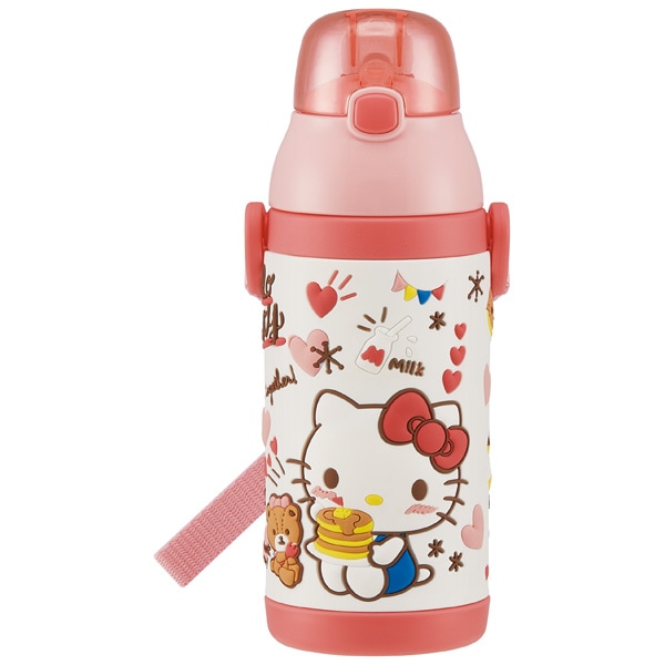 Hello Kitty ハローキティー　ステンレスボトル　ハンドル付き サンリオ SANRIO ワンタッチステンレスボトル ハローキティ キティ