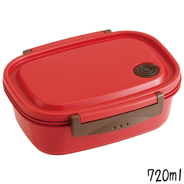 弁当箱 496356 XPM5~ラク軽弁当箱L[720ml]<BR>○レッド○<BR>//お弁当箱