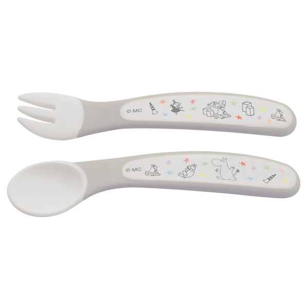 498848 SFB2~ベビースプーンフォークセット○ムーミン 星
