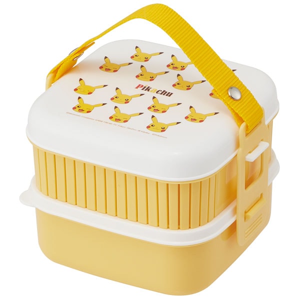 P25 ２段ピクニックランチボックス 総容量 1250ml Br ピカチュウ Br ランチボックス ランチケース お弁当箱 運動会 行楽 お花見 ピクニック アウトドア おでかけ ポケットモンスター ポケモン すべての商品 スケーター直営 卸売サイト