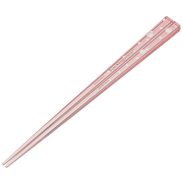 522079 AAC45~アクリル製クリアなお箸[21cm] すみっコぐらし しろくまA //お箸 おはし ハシ プラスチック 日本製 食洗機 ...