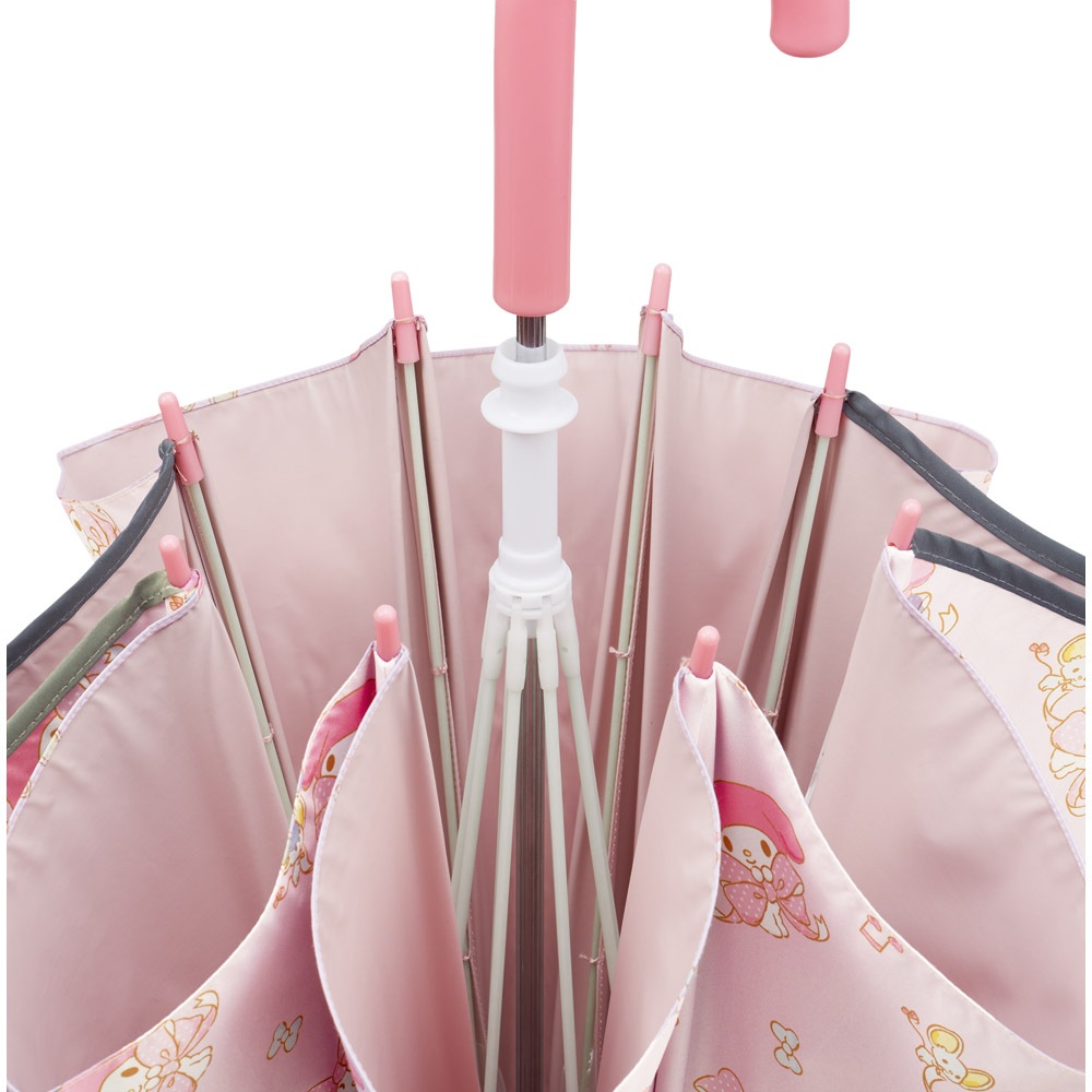 714917 UBSR2~子供用晴雨兼用傘手開き50㎝ マイメロディ ビッグ