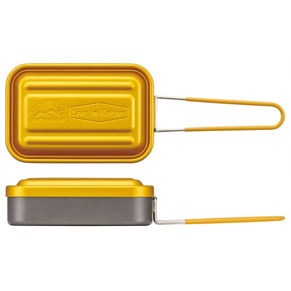 目盛付き】カラー アルミメスティンS[600ml] イエロー／AFTM6N_558634