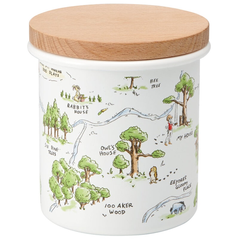 キャニスター ホーロー 木蓋 750ml 保存容器 おしゃれ かわいい