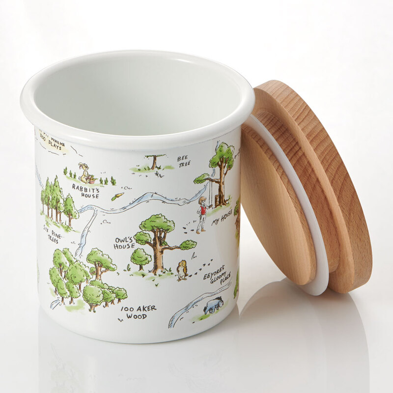 キャニスター ホーロー 木蓋 750ml 保存容器 おしゃれ かわいい