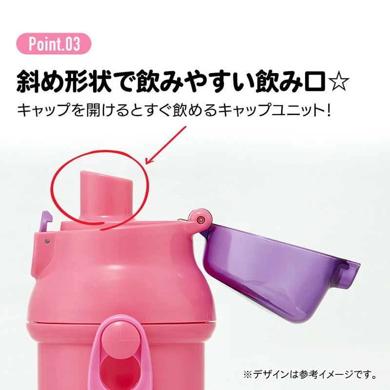 水筒 直飲み プラスチック 大容量 480ml 食洗機対応 キッズ 幼児