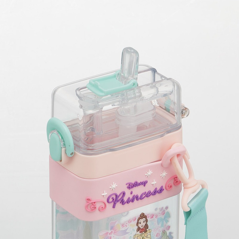 スクエア 2WAY ボトル 水筒 ストロー 直飲み 600ml 子供 キッズ 